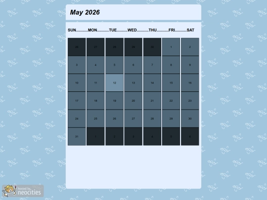 stars/calendar/05-2026 screenshot