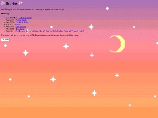 Stories screenshot