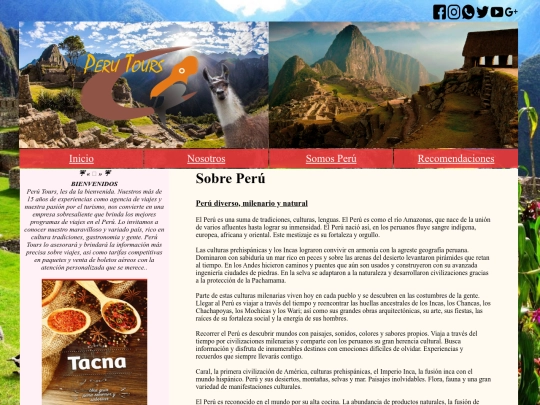 SobrePeru screenshot