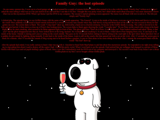 FamilyGuyHorror screenshot