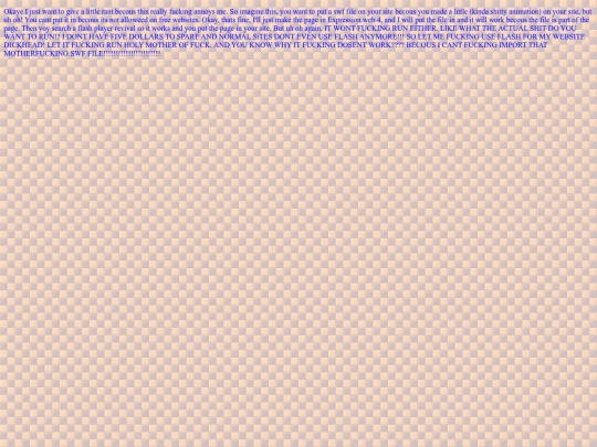 Rant screenshot