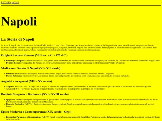 pages/Campi/comuni screenshot