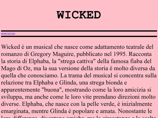 pages/Cinema/Wicked screenshot
