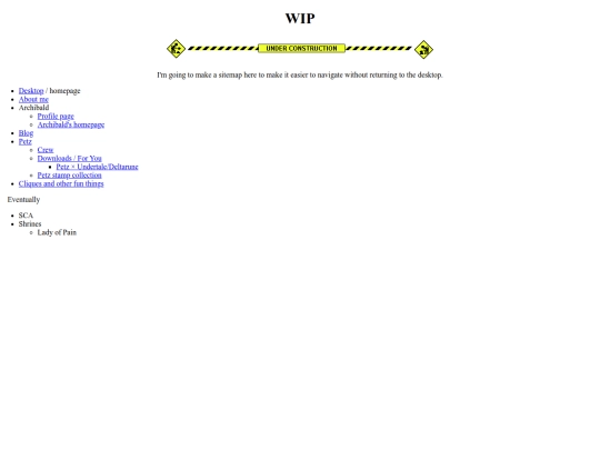 sitemap screenshot