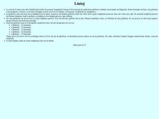ludoj/linioj/reguloj_de_linioj screenshot