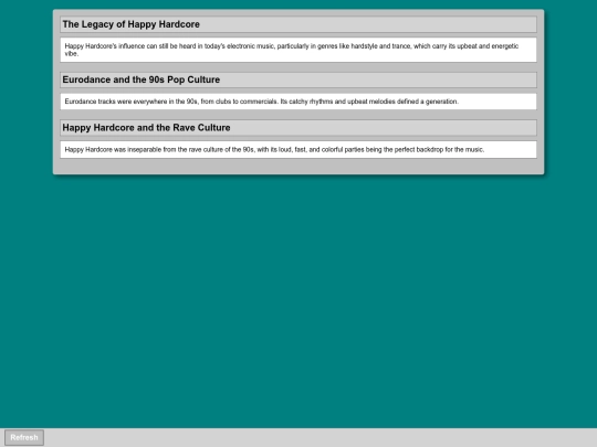retroblog screenshot