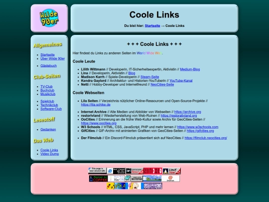coole-links screenshot