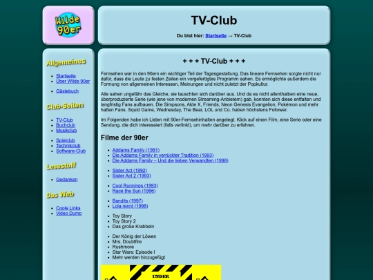 tv-club screenshot