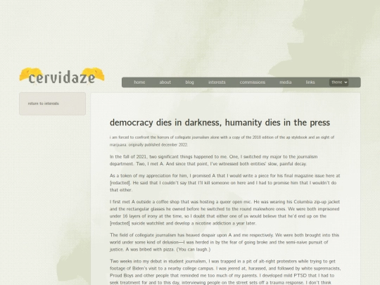 interests/articles/humanitydiesinthepress screenshot