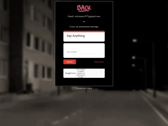 contact screenshot