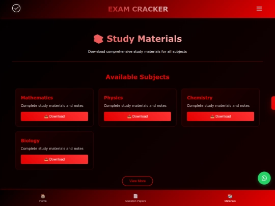 materials screenshot