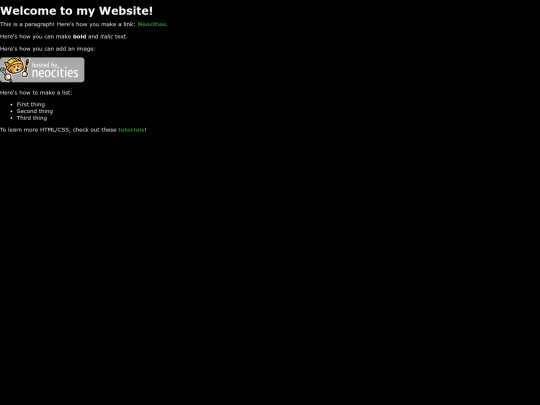 welcome screenshot