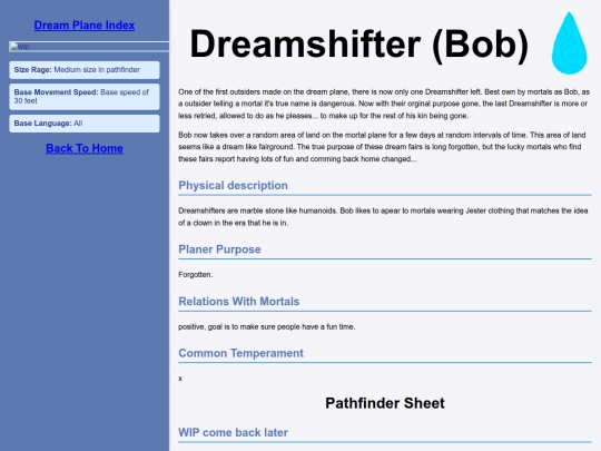 Bestiary/Outsiders/DreamDemons/DreamShifter screenshot