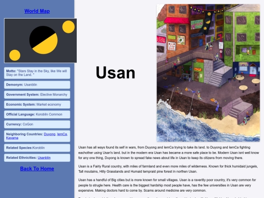 Counties/Usan screenshot