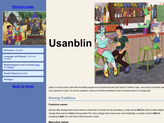 Ethnicities/Usanblin screenshot