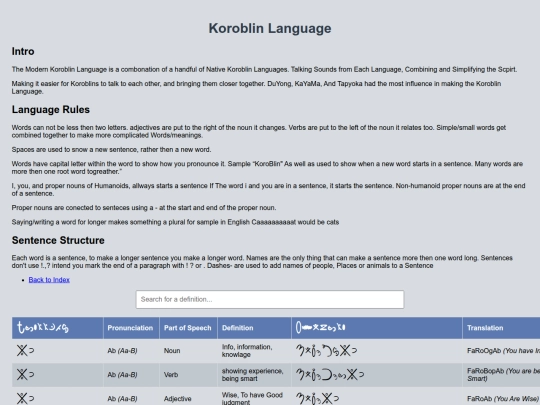 Language/KoroLang screenshot