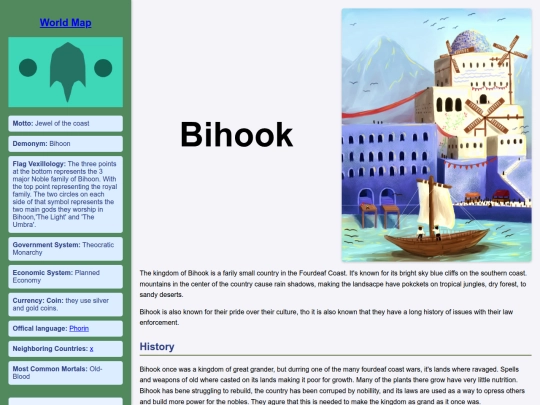 Z Eradun World/Ecountries/Bihook screenshot