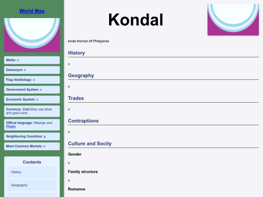 Z Eradun World/Ecountries/Kondal screenshot