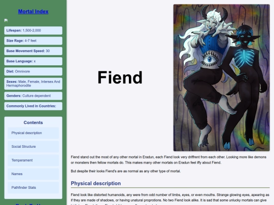 Z Eradun World/Ehumanoids/Fiend screenshot