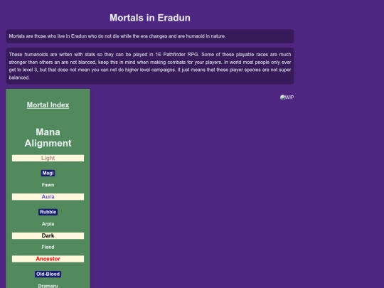 Z Eradun World/Ehumanoids/MortalInde screenshot