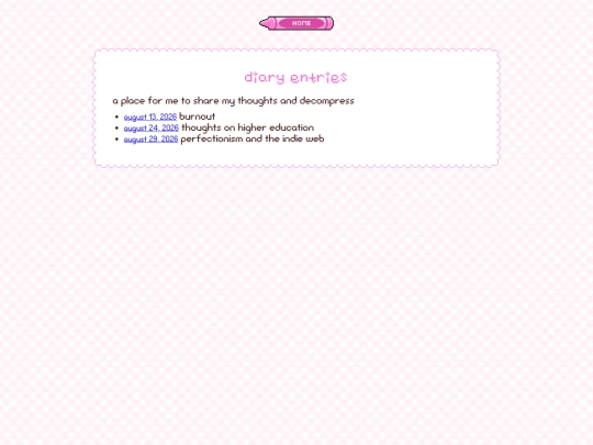 diary screenshot