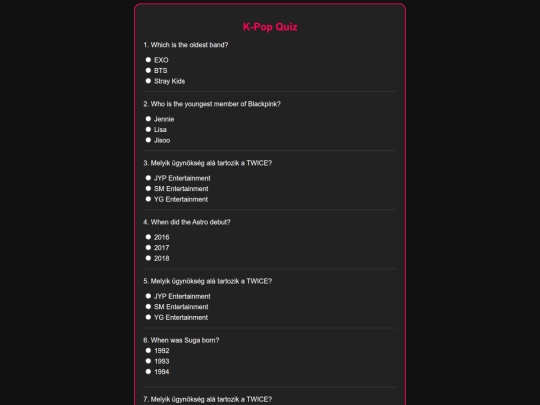 quiz screenshot