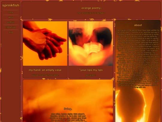 orangepoetry screenshot