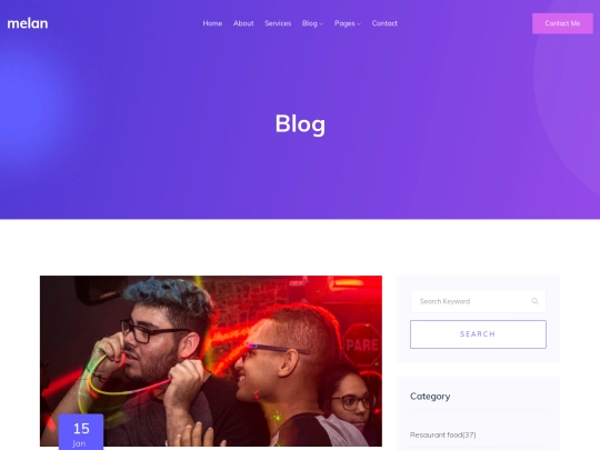 blog screenshot