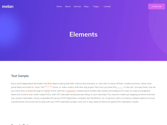 elements screenshot