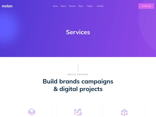 services screenshot
