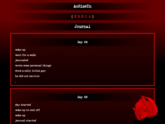journal screenshot