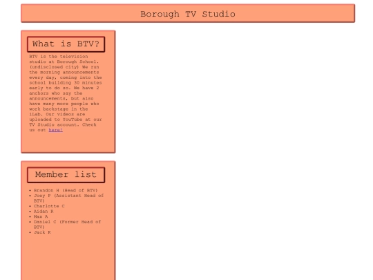 index screenshot