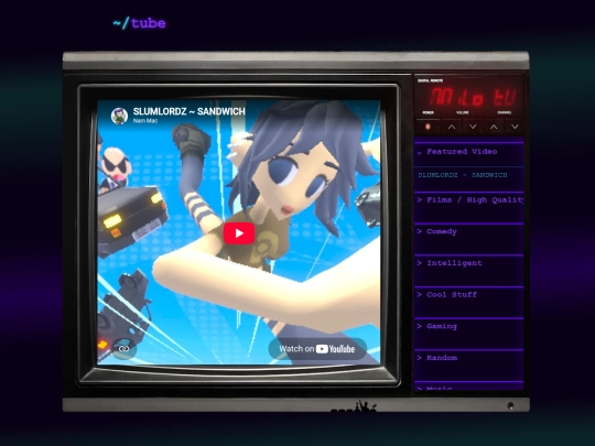 tube screenshot
