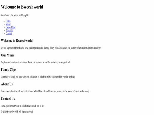 index screenshot