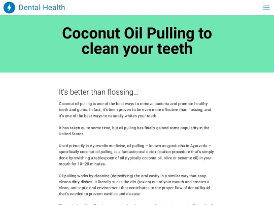 coconut-oil-dental-cleaning screenshot