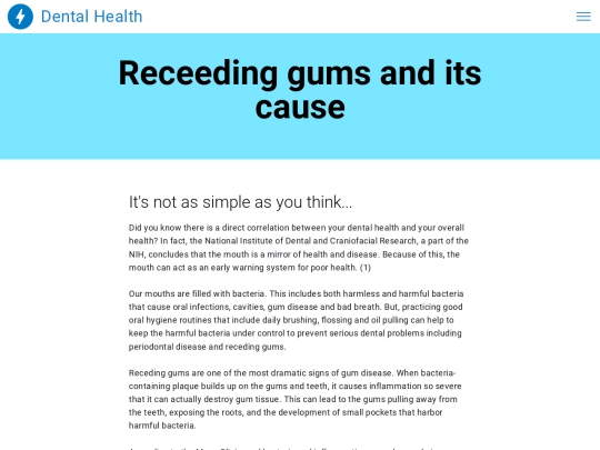 receeding-gums screenshot