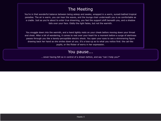 CYOAs/LaPetiteMort screenshot