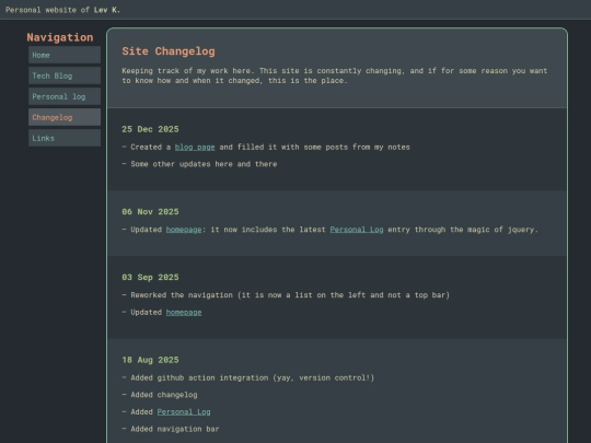 changelog screenshot