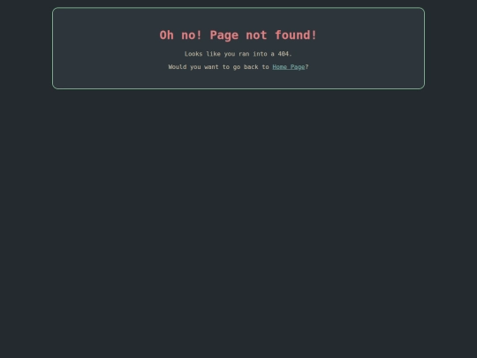 not_found screenshot