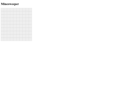 games/Minesweeper/Minesweeper screenshot