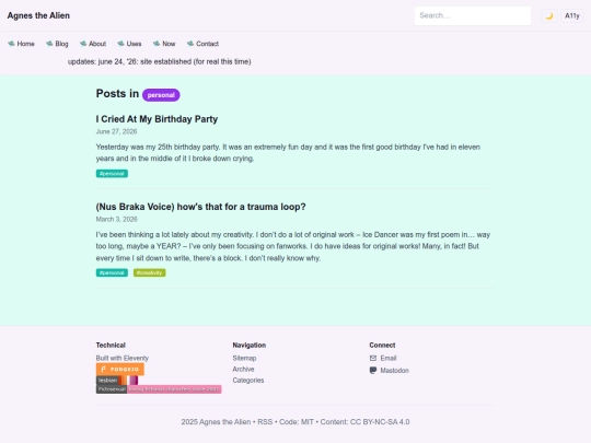 categories/personal screenshot