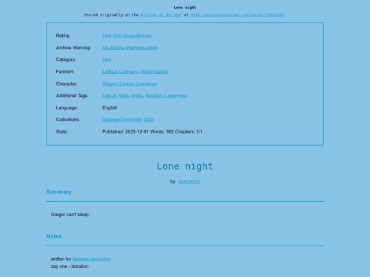 limbus company/Lone_night screenshot