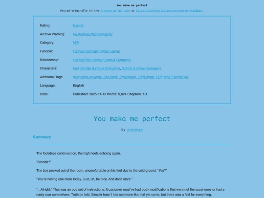 limbus company/You_make_me_perfect screenshot