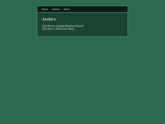 archive screenshot