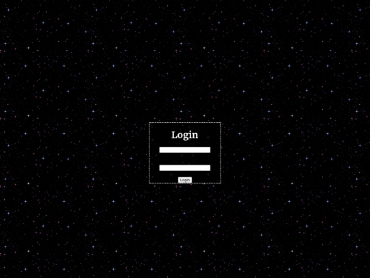 login screenshot