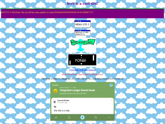Guestbook screenshot