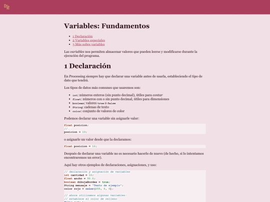notas/variables screenshot