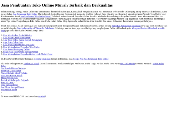 index screenshot