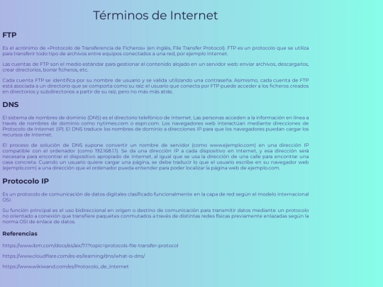 consultas/TerminosInternet screenshot