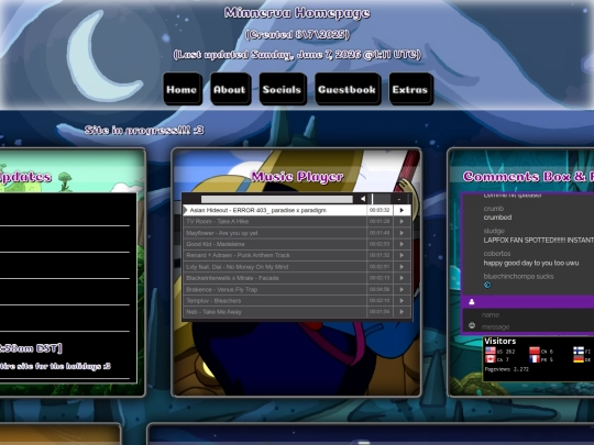 HomepageTest screenshot